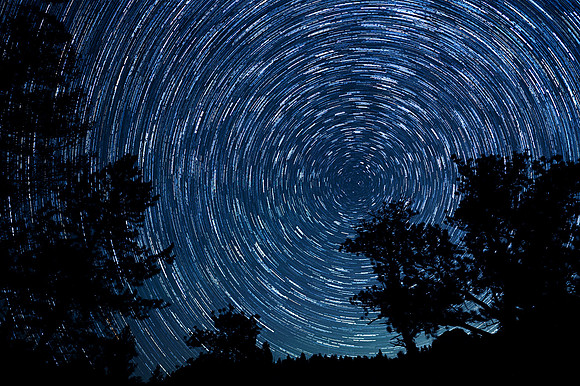 Star Trails 11 Mile Canyon CO