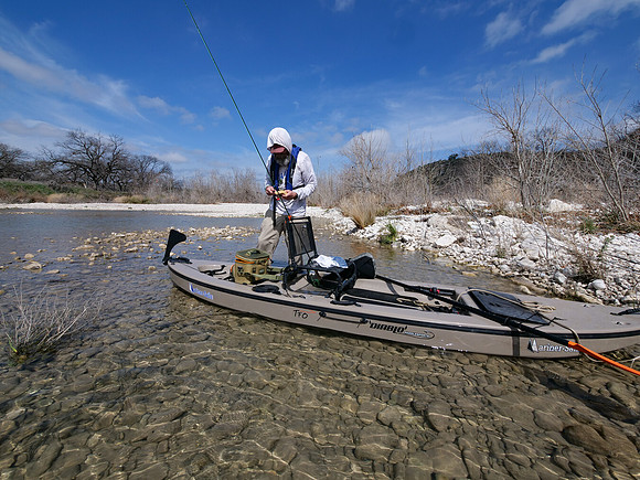 Fly Angler on S.Llano River TX