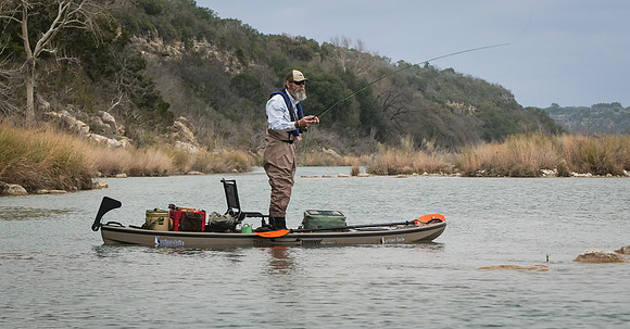 Fly Angler on S.Llano River TX
