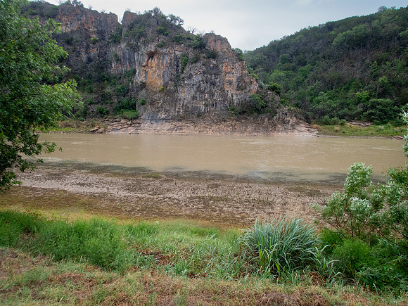 River Trail view at Colorado Bend SP TX
