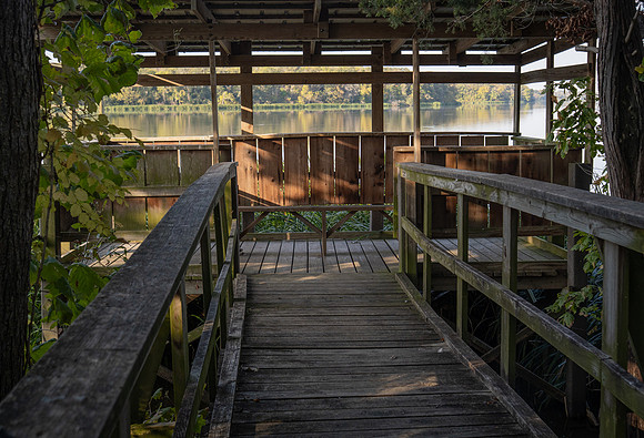 Lakeside observation deck