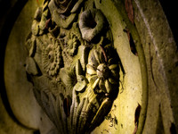 Headstone relief