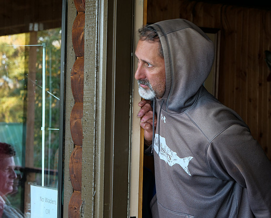 Rob checking on the crew