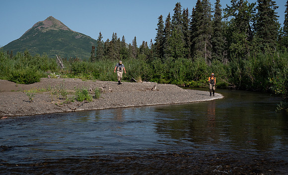 Gravel Bar on Ice Creek