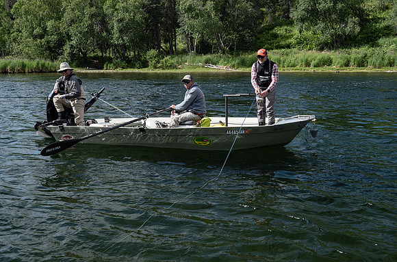 Ron , Steve-O , & Brad working the seams