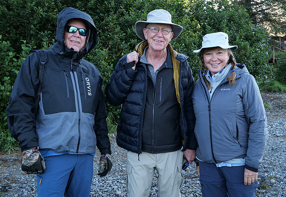 Glen , Bill,& Mary ready for their day