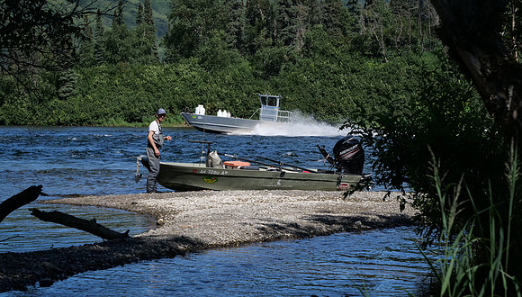 Supply Boat on the Agulowak