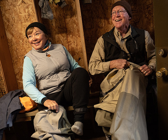 Mary & Bill Wader Up