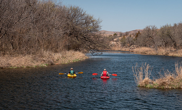 Kayakers on Lost Lake