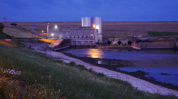 Texoma Dam tailwater at Sunrise