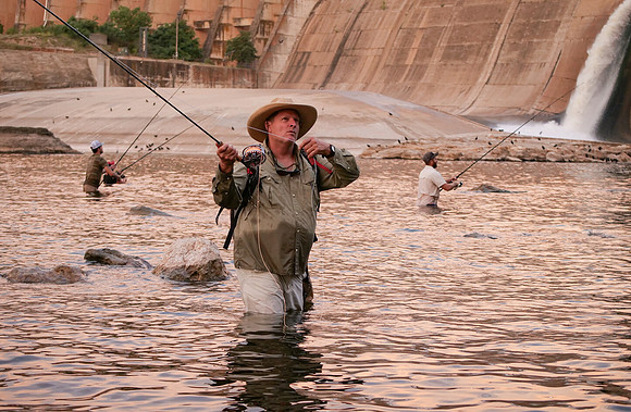 Wading for Stripers