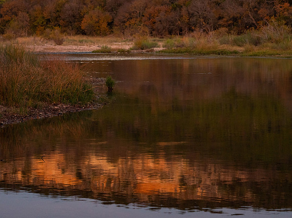 Sunset Camp near Fortune Bend Brazos River
