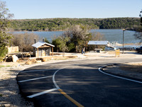 Road to boat ramp on Tucker Lake