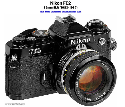Nikon FE2 My 1981 Film Camera
