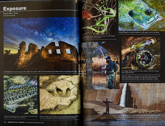 American Fly Fishing Magazine  4 page spread