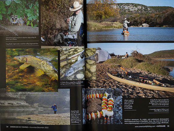 American Fly Fishing Magazine 4 page spread