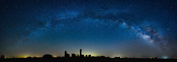 Milky Way Pano @ Ft. Griffin TX