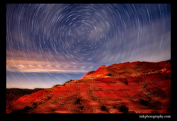 Palo Duro Canyon Texas Star Trails TX