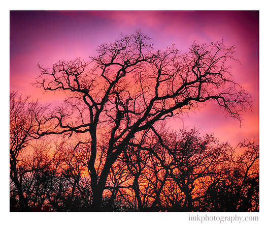 Sun Set at Lake Mineral Wells SP