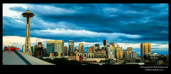 Seattle WA  @ Dusk