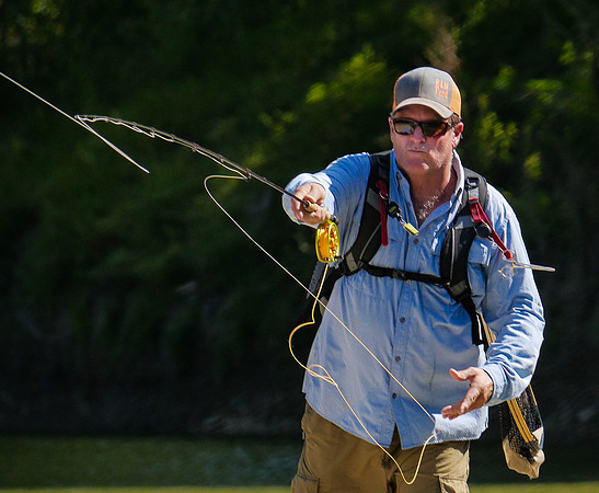 Fly Caster on the Brazos