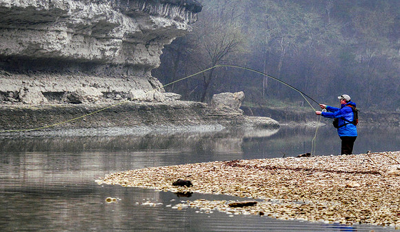 Dave on Nolan River Color 1
